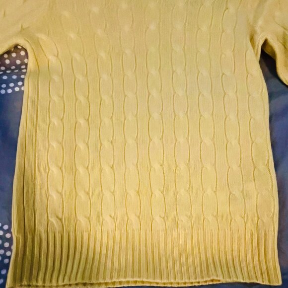 NWT BIG GIRLS POLO CASHMERE CREWNECK SWEATER, SIZE XLRG (16) - Picture 10 of 16